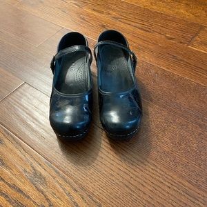 COPY - Sanita Black Mary Jane Clogs